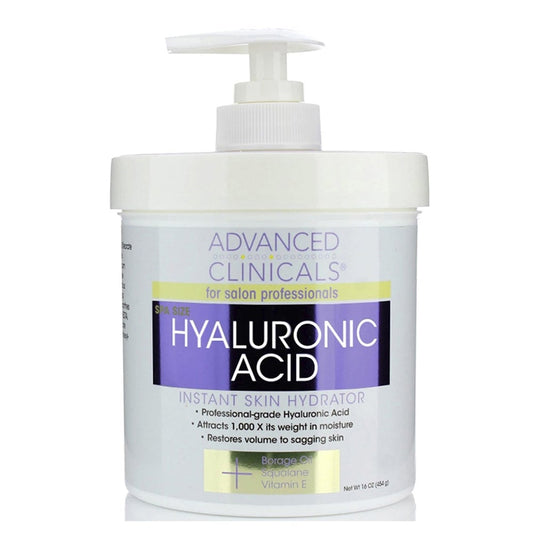 Advanced Clinicas Hyaluronic Acid Cream 16oz