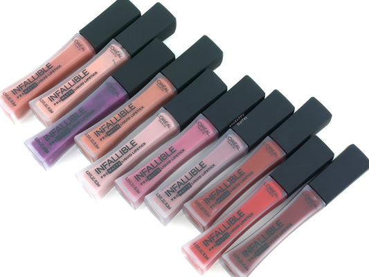 L'Oreal Infallible Pro Matte Liquid Lipsticks