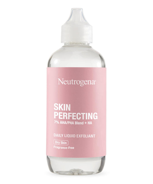 Neutrogena Skin Perfecting Dry Skin Exfoliante facial líquido, 4 fl. onz