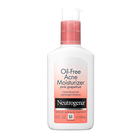 neutrogena Hidratante facial de acné sin aceite no graso y no comedogénico, 4 fl. oz